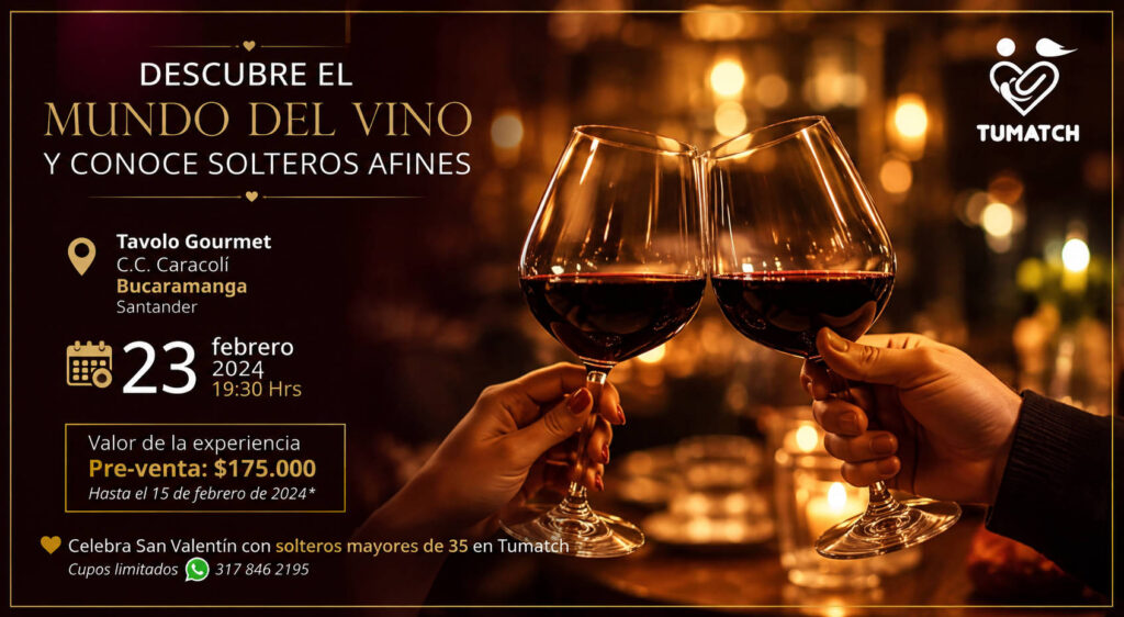 Encuentro de solteros amantes del vino en Bucaramanga